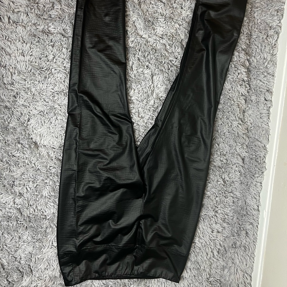 Black Leather Leggings